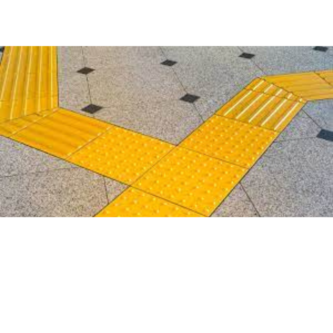 Piso demarcação tátil
