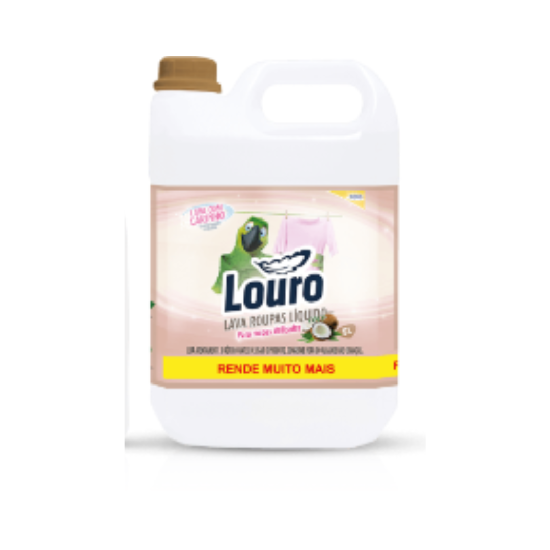 Lava roupas liquido essência de coco